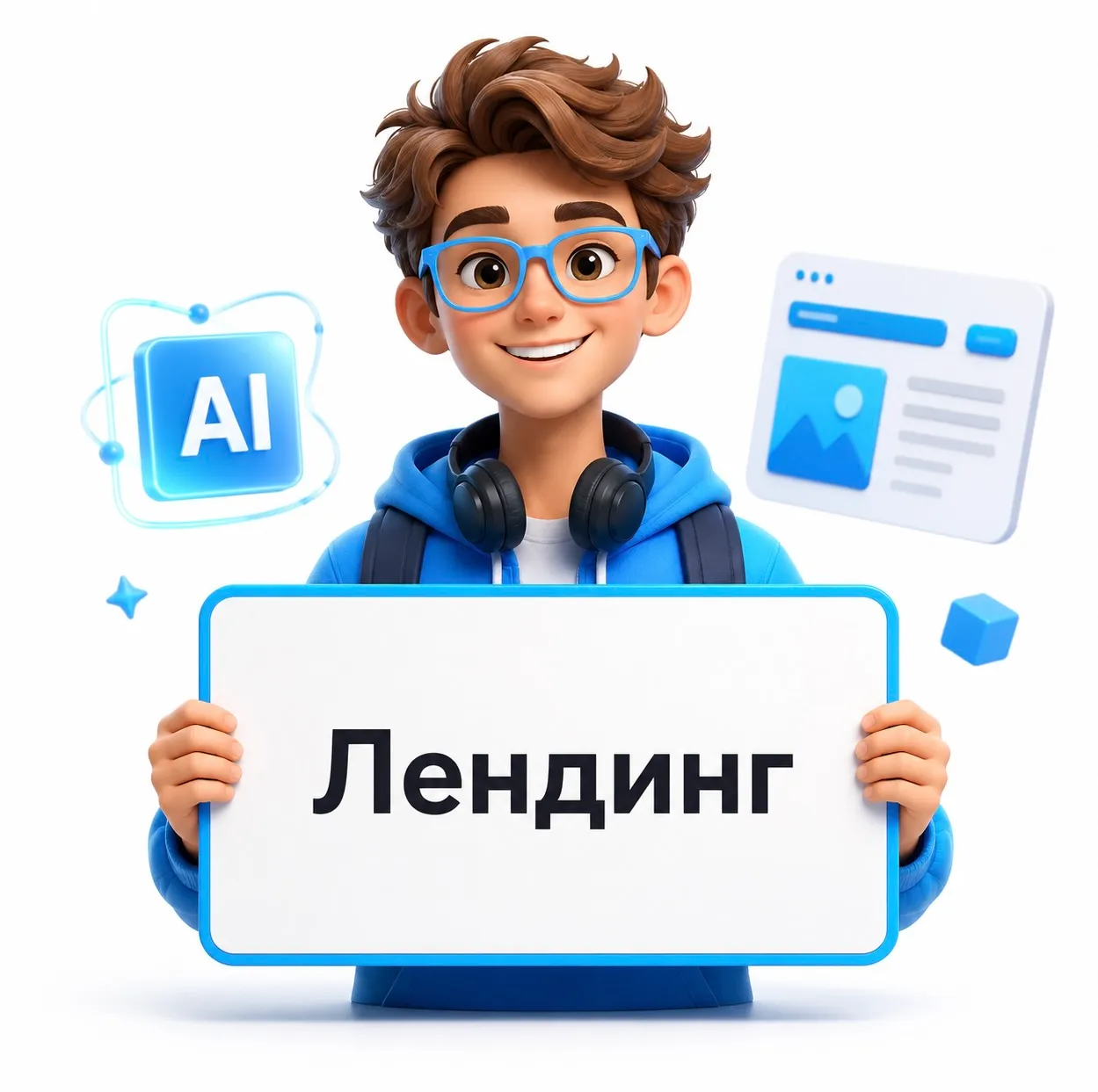 AI-лендинг RM Systems — одностраничный сайт с AI-консультантом